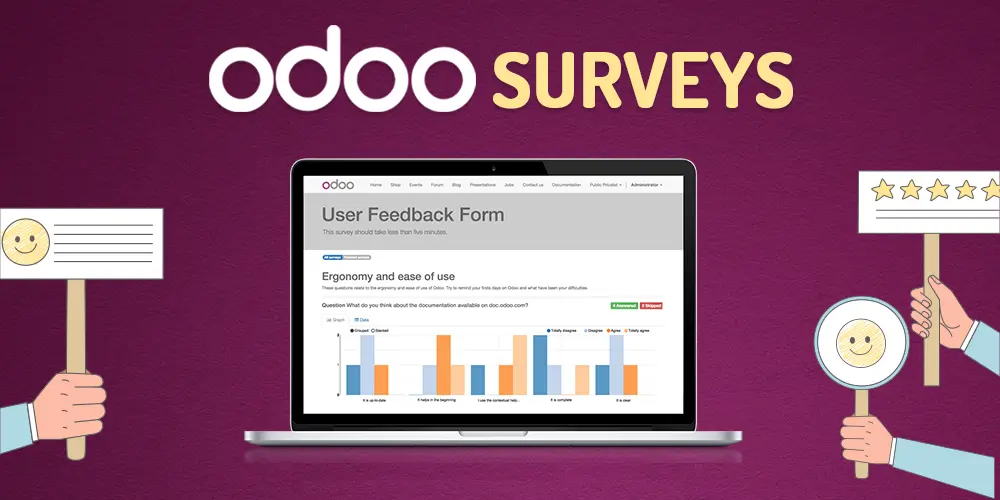 improve organization with Odoo Surveys odoo survey documentation app