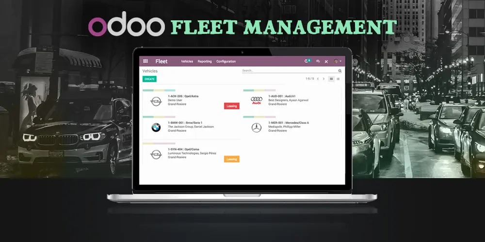 enterprise fleet management apps centralized management with ODOO FMS