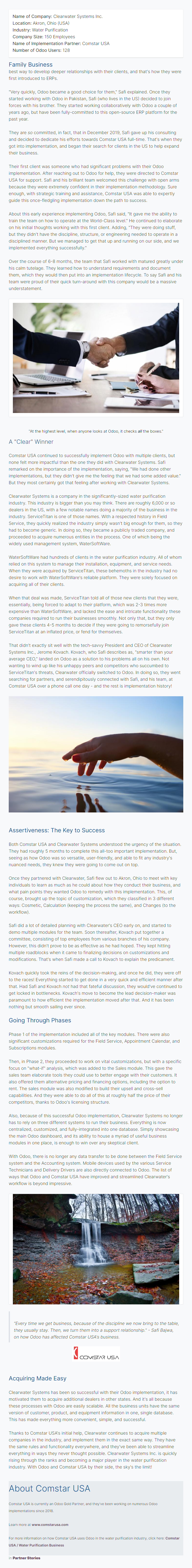 Odoo-Helps-Comstar-USA-Dominate-The-Water-Purification-Industry