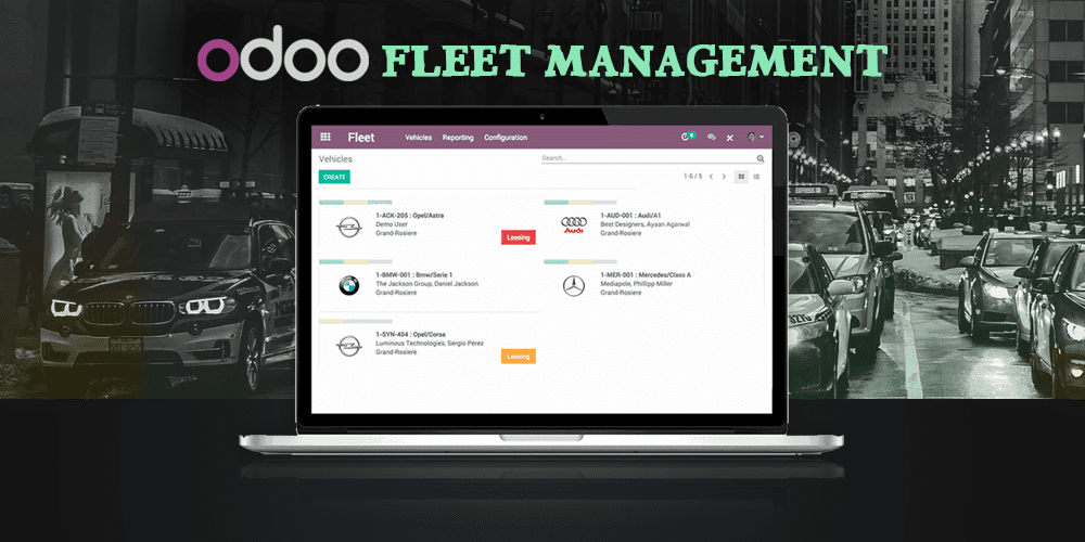 enterprise fleet management apps centralized management with ODOO FMS